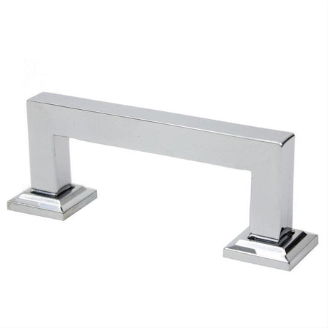 Rusticware 993CH 993 Modern Square Drawer Pull with 3" Center Chrome