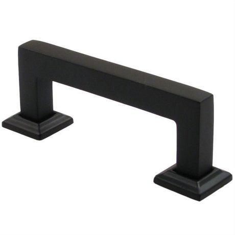 Rusticware 993ORB 993 Modern Square Drawer Pull with 3" Center Oil Rubbed Bronze