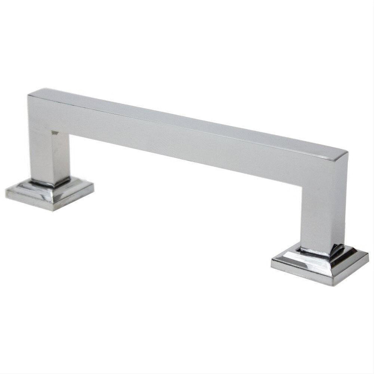 Rusticware 994CH 994 Modern Square Drawer Pull with 4" Center Chrome