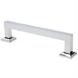 Rusticware 995CH 995 Modern Square Drawer Pull with 5" Center Chrome