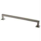 Rusticware 997SN 997 Modern Square Drawer Pull with 9" Center Satin Nickel