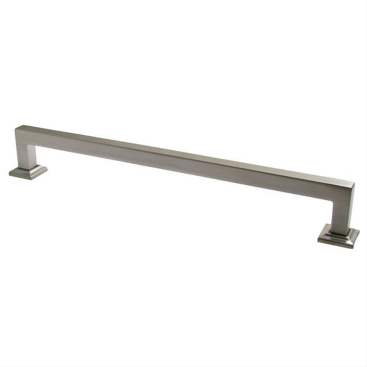 Rusticware 998SN 998 Modern Square Drawer Pull with 11" Center Satin Nickel