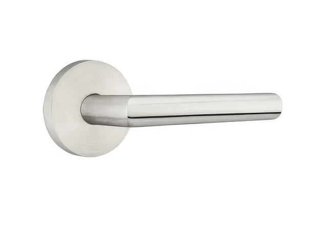 Emtek S10002STTSSRH brushed stainless steel passage door lever