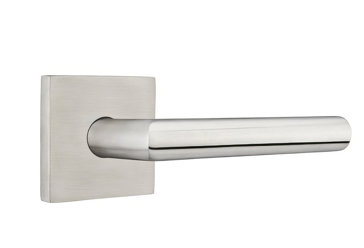 Emtek S10003STTSSLH brushed stainless steel passage door lever