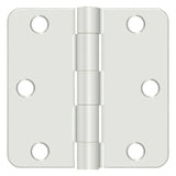 Deltana S33R4USPW prime coated white door hinge