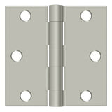 Deltana S33U15-R satin nickel door hinge