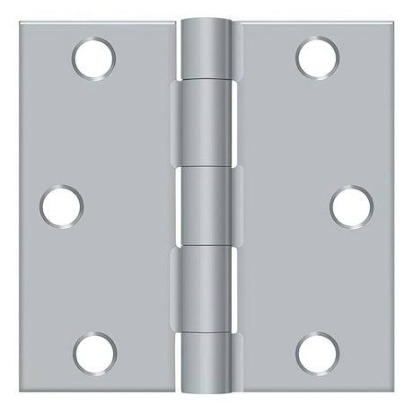 Deltana S33U26D-R brushed chrome door hinge