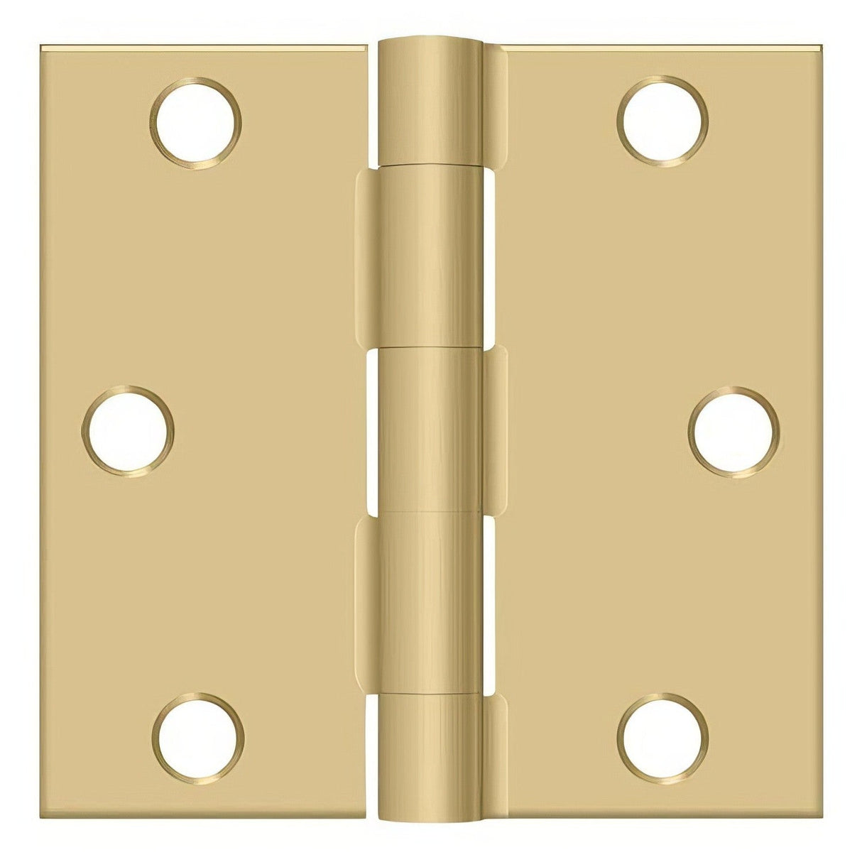 Deltana S33U4-R brushed brass door hinge