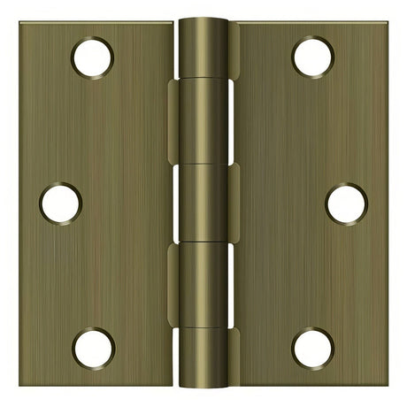 Deltana S33U5-R door hinge in polished brass, additional view
