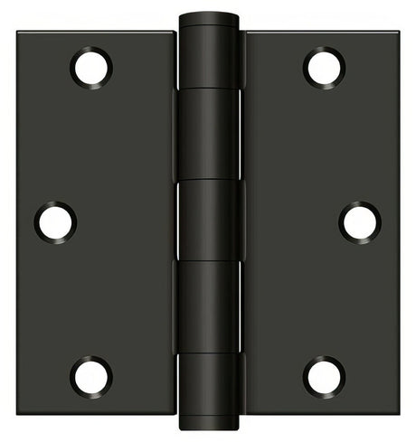 Deltana S35HD10B door hinge in satin stainless, additional view