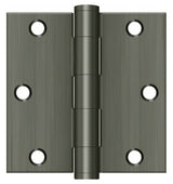 Deltana S35HD15A antique nickel door hinge