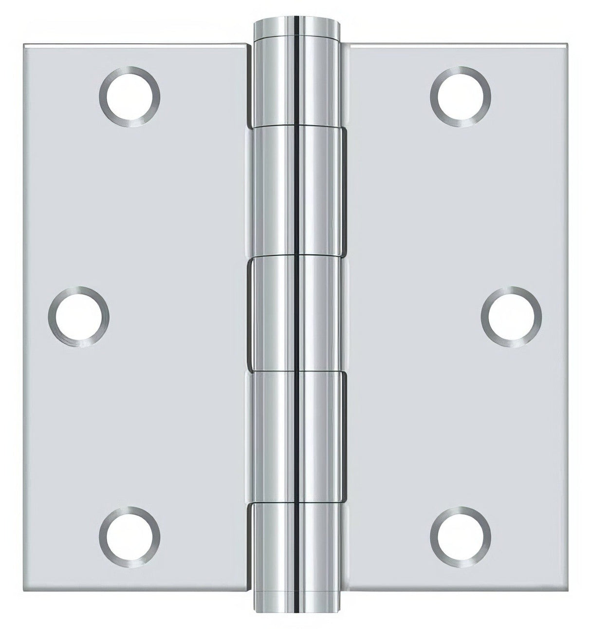 Deltana S35HD26 polished chrome door hinge