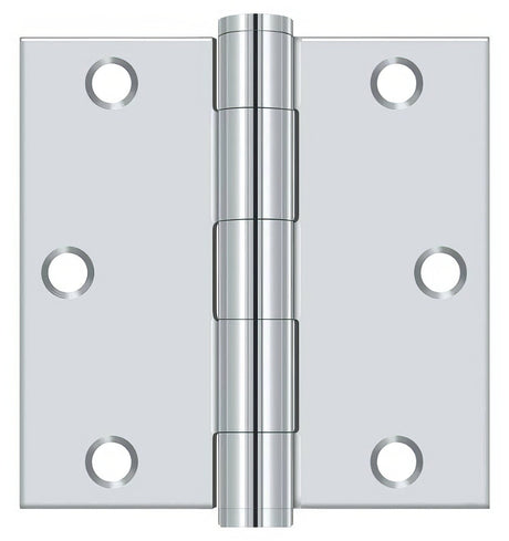 Deltana S35HD26D door hinge in satin stainless, additional view