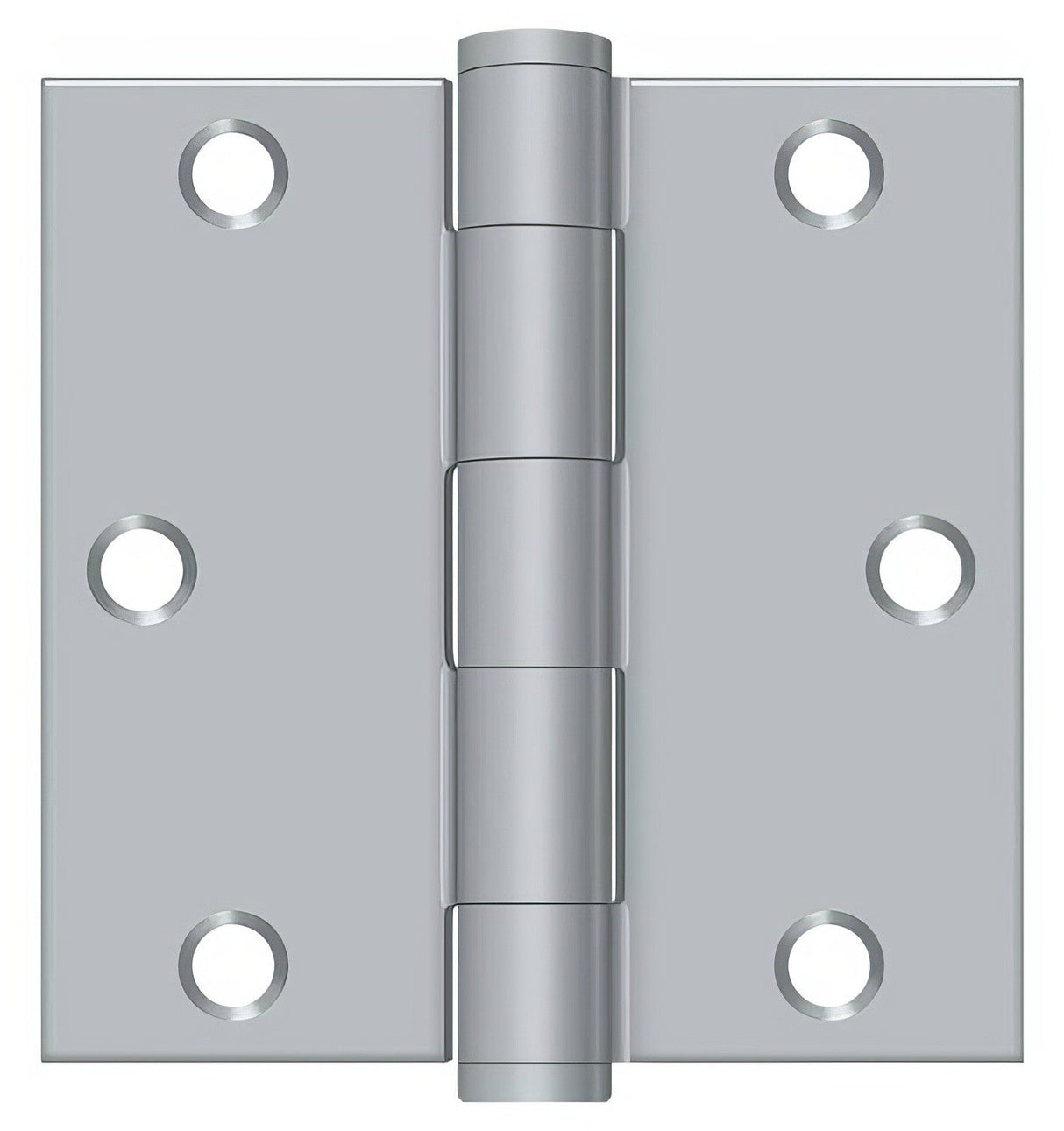 Deltana S35HD26D satin chrome door hinge