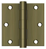 Deltana S35HD5 antique brass door hinge