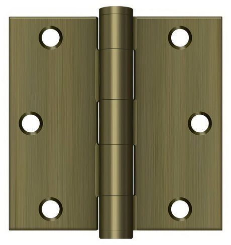 Deltana S35HD5 antique brass door hinge