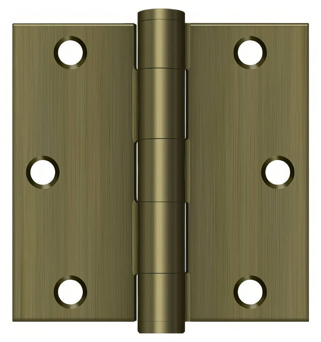 Deltana S35HD5 antique brass door hinge
