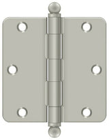 Deltana S35R415-BT satin nickel door hinge