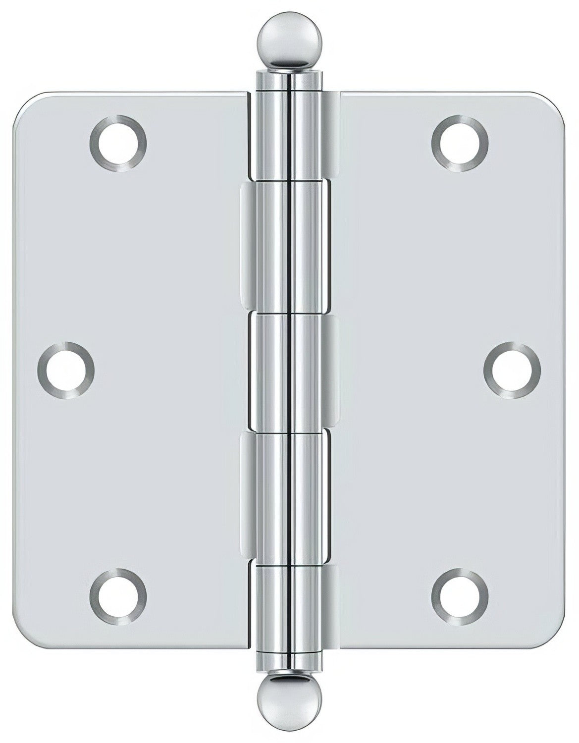 Deltana S35R426-BT polished chrome door hinge