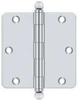 Deltana S35R426-BT polished chrome door hinge