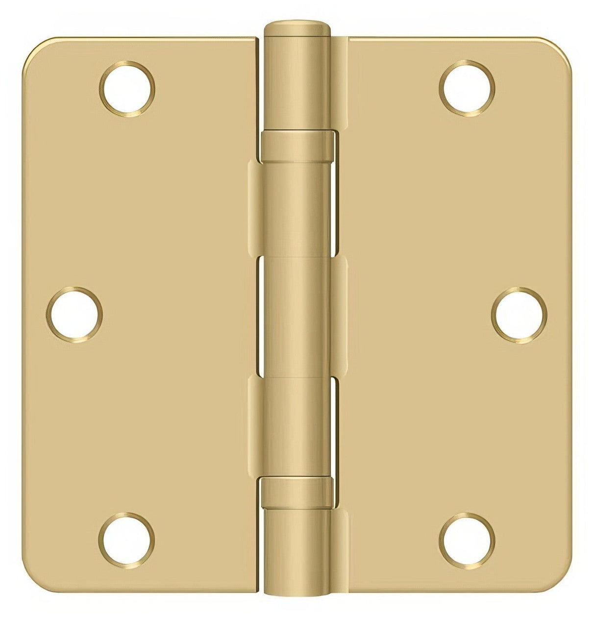 Deltana S35R4BB4 brushed brass door hinge