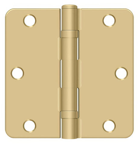 Deltana S35R4BB4 door hinge in satin stainless, additional view