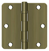 Deltana S35R4BB5 antique brass door hinge