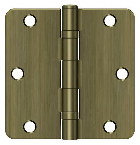 Deltana S35R4BB5 door hinge in satin stainless, additional view