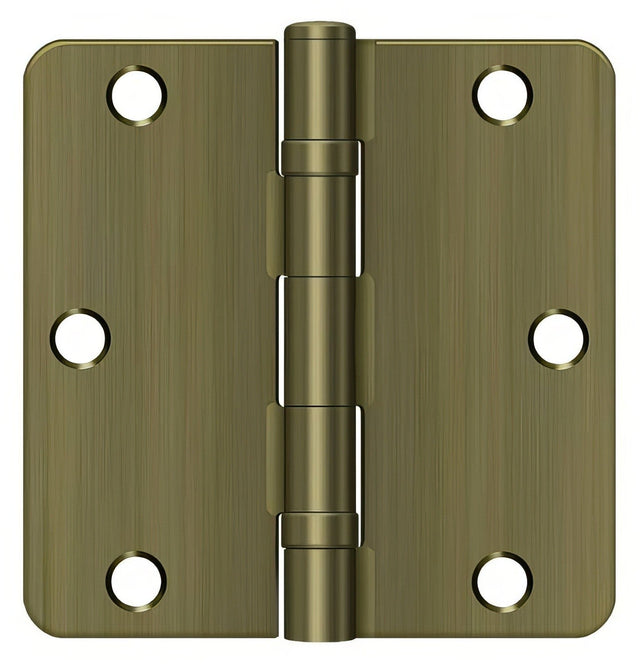 Deltana S35R4BB5 antique brass door hinge