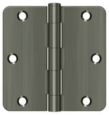 Deltana S35R4BK15A antique nickel door hinge