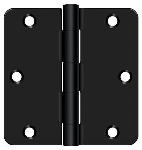 Deltana S35R4BK1B flat black door hinge