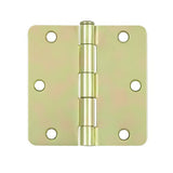 Deltana S35R4BK2D zinc chromate door hinge