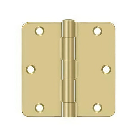 Deltana S35R4BK3/4 polished brass / brushed brass door hinge