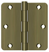 Deltana S35R4BK5 antique brass door hinge