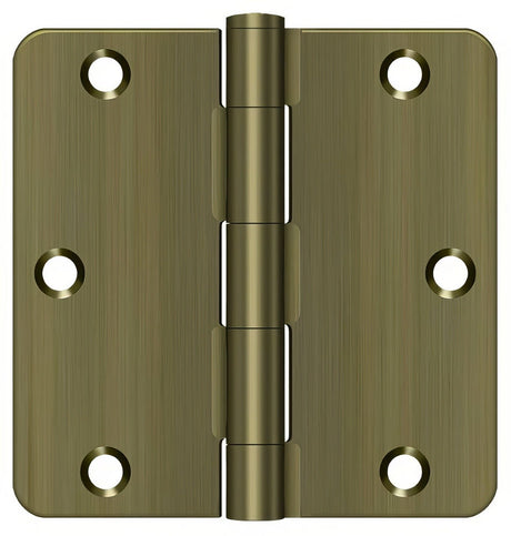 Deltana S35R4BK5 antique brass door hinge