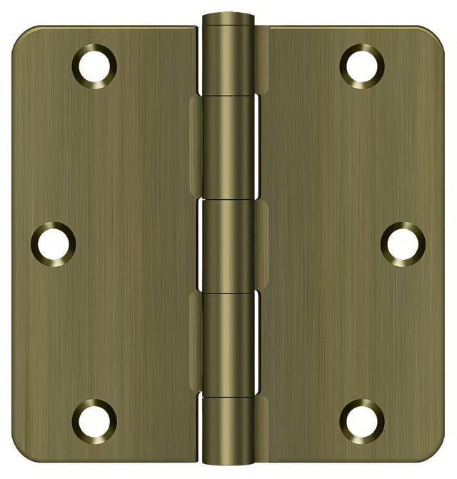 Deltana S35R4BK5 antique brass door hinge