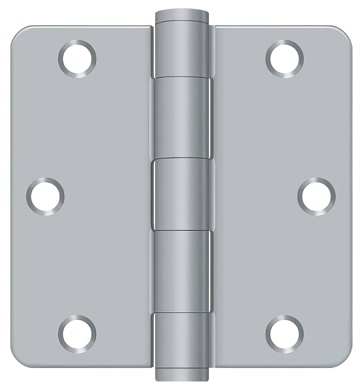 Deltana S35R4HD26D satin chrome door hinge