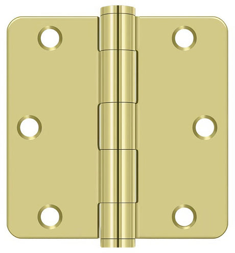Deltana S35R4HD3 bright brass door hinge
