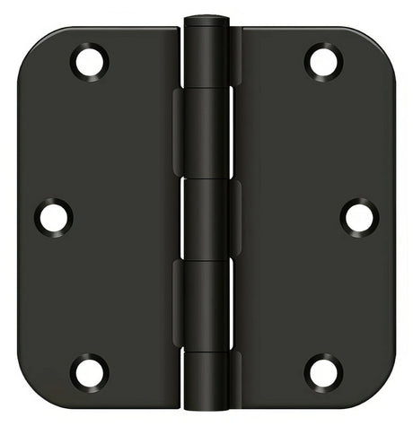 Deltana S35R510B door hinge in satin nickel, additional view