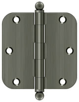 Deltana S35R515A-BT antique nickel door hinge