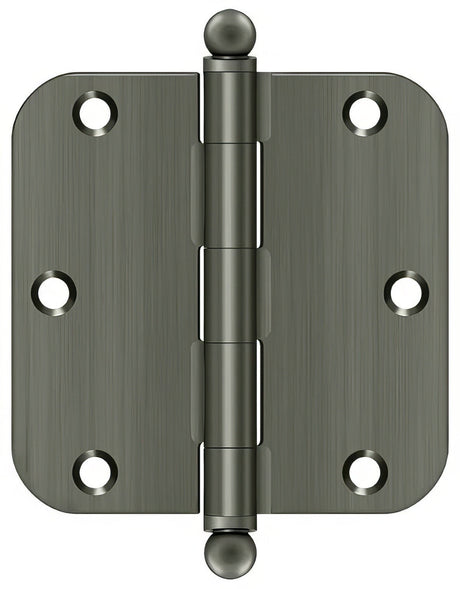 Deltana S35R515A-BT door hinge in satin stainless, additional view