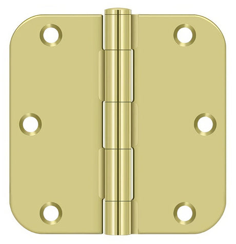 Deltana S35R53 polished brass door hinge