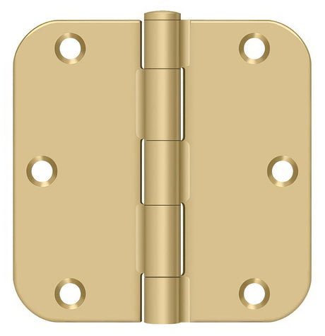 Deltana S35R54 door hinge in satin stainless, additional view