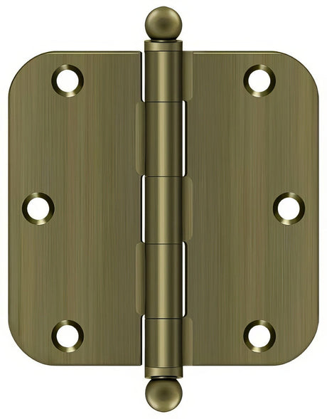 Deltana S35R55-BT door hinge in satin stainless, additional view