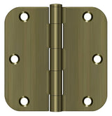 Deltana S35R55 antique brass door hinge