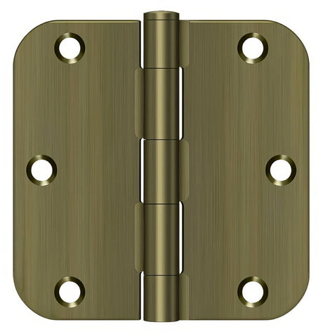 Deltana S35R55 door hinge in satin stainless, additional view