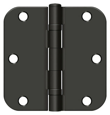Deltana S35R5BB10B door hinge in satin stainless, additional view