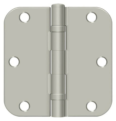 Deltana S35R5BB15A door hinge in satin stainless, additional view