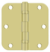 Deltana S35R5BB3 polished brass door hinge