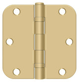 Deltana S35R5BB4 brushed brass door hinge